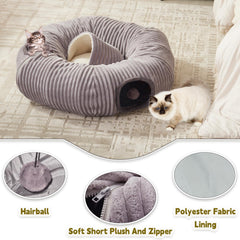 WindRACING cat tunnel bed washable inner bed for easy cleaning after play