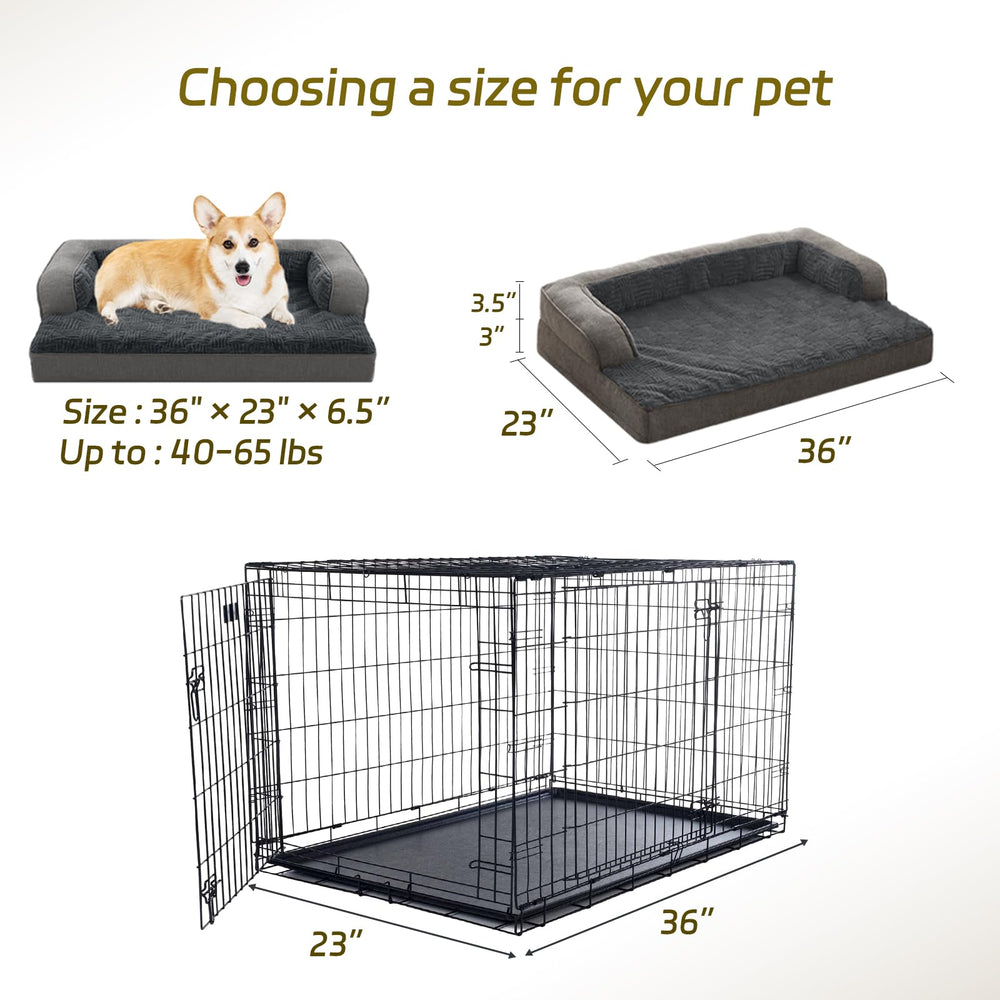 WINDRACING dog bed size-xl-visual demonstrates ample space for larger breeds.