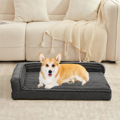WINDRACING dog bed with removable washable cover for easy cleaning.
