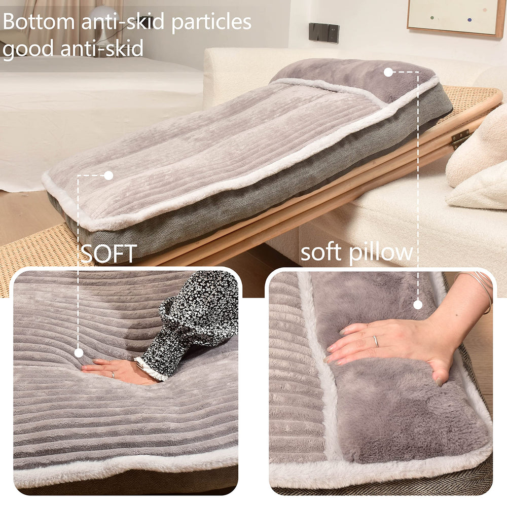 WINDRACING dog bed machine-washable design enables easy cleaning after muddy outings.