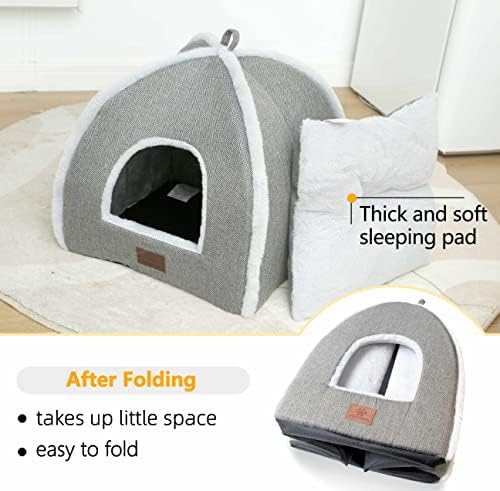 WINDRACING foldable cat bed travel-friendly folds compactly for trips and storage