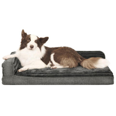 WINDRACING bed in corduroy fabric delivering a warm, cozy resting surface.