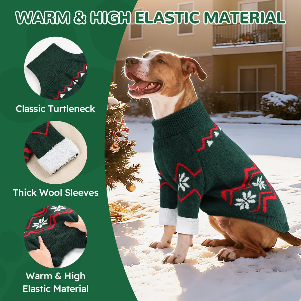 Wingoin warm-knit texture highlights cozy winter warmth for dogs