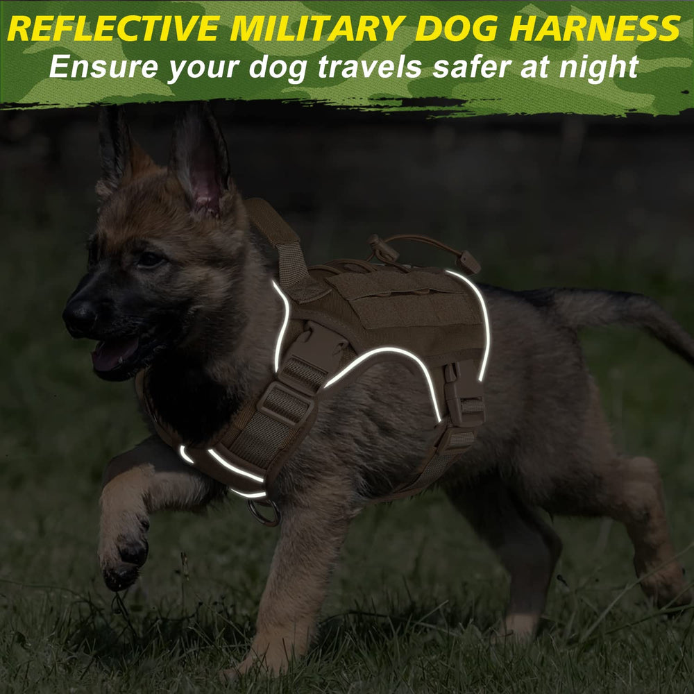 WINGOIN reflective strip harness increases visibility during evening walks