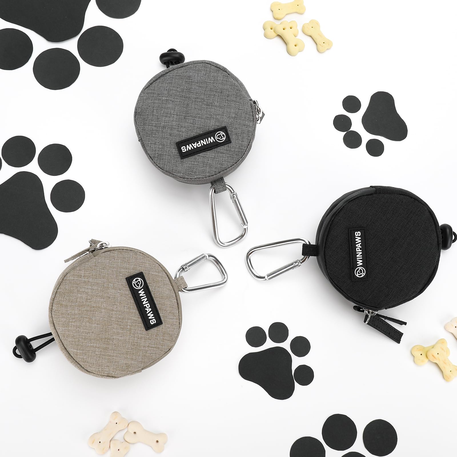 WINPAWS waterproof fabric protects belongings in rain and mud