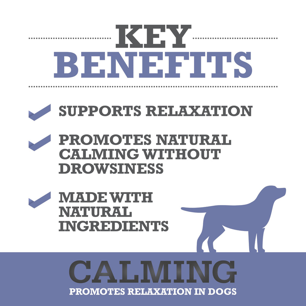 WINPRO Calming Chews ingredients with taurine and theanine support gentle relaxation.