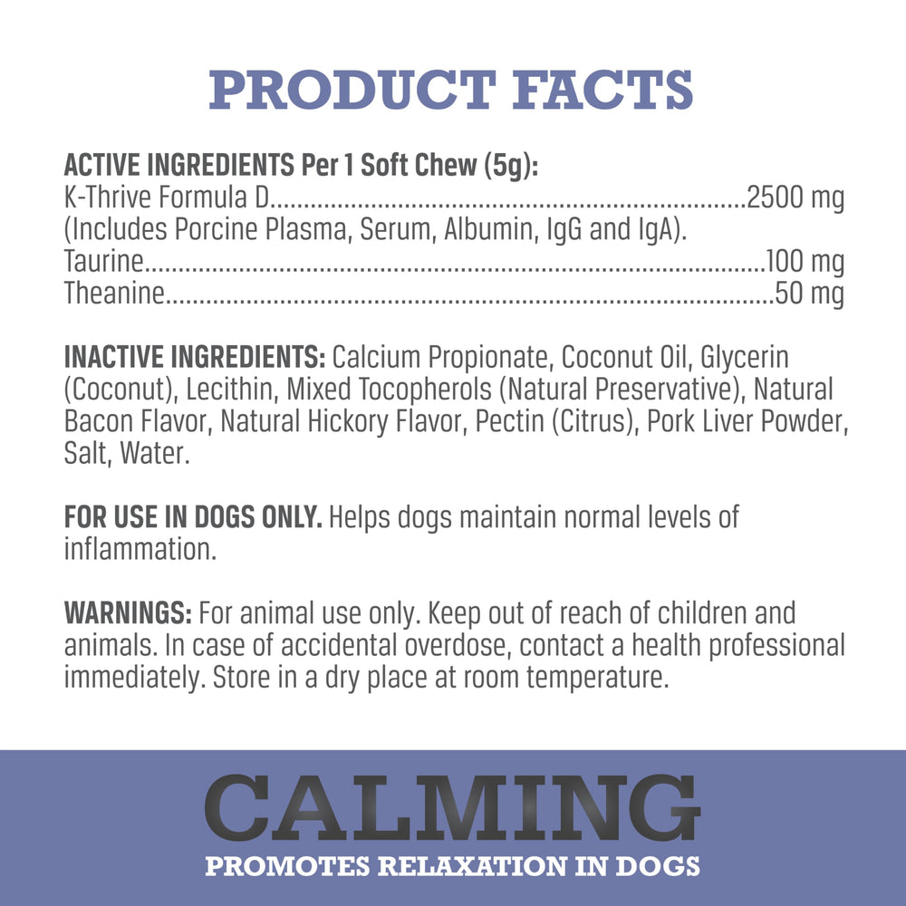 WINPRO Calming Chews proudly manufactured in the USA for quality.
