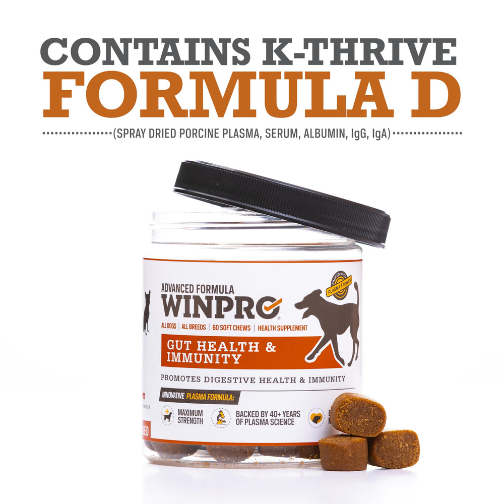 WINPRO Porcine plasma detail on label indicates premium gut health components.