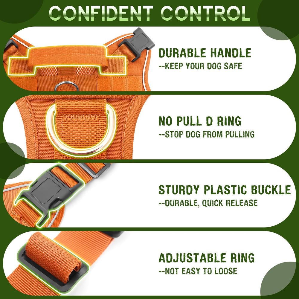 WINSEE front chest D-ring supports training leashes and control during adventures