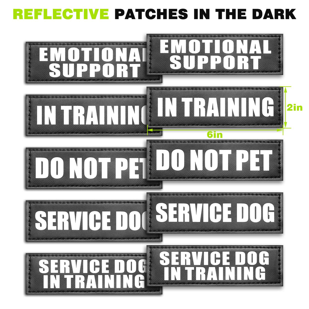 WINSEE service dog vest breathable air mesh keeps your dog cool