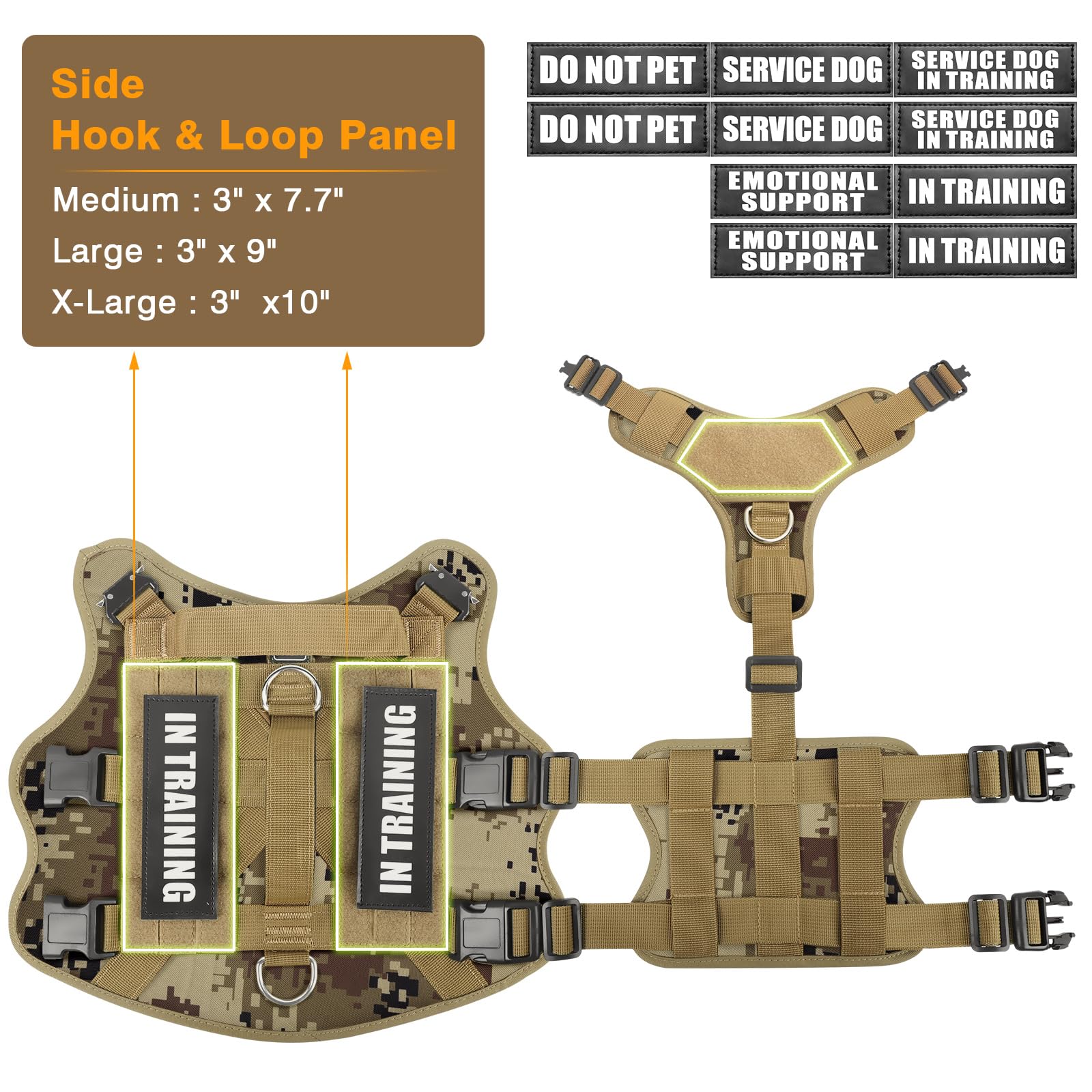 WINSEE vest double padded handle offers safer assistance during position changes.