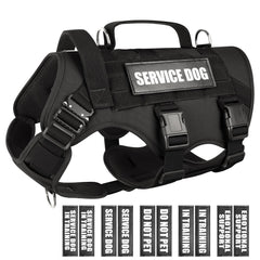WINSEE service dog vest large dog shows sturdy harness for daily work