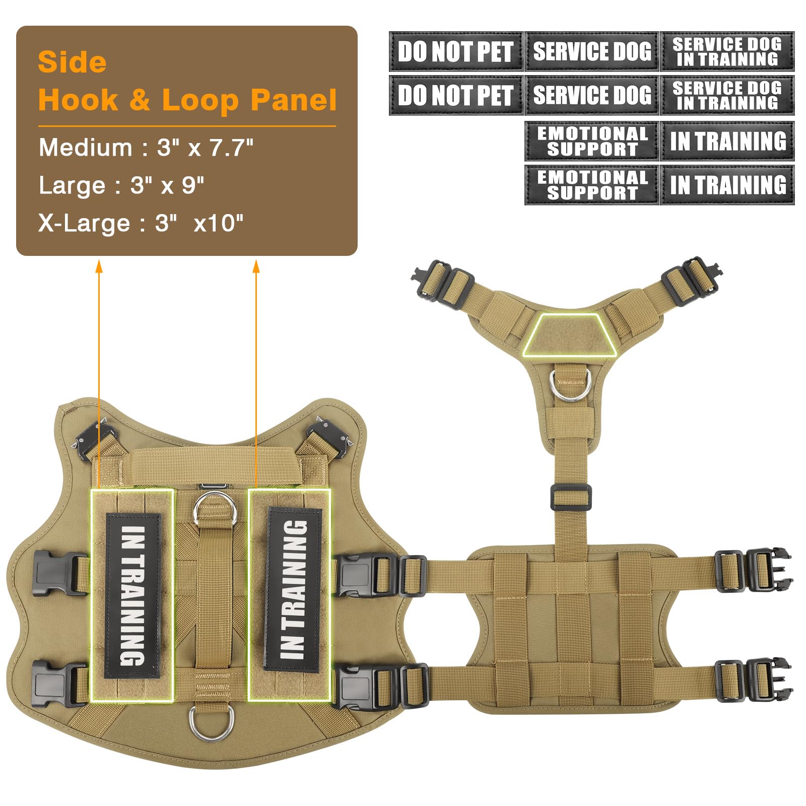 WINSEE shoulder buckles close-up show strong metal reinforcement