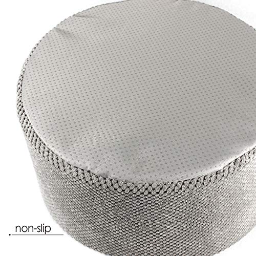 Winsterch large cat bed anti-slip bottom keeps pet bed stable.