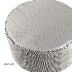 Winsterch large cat bed anti-slip bottom keeps pet bed stable.