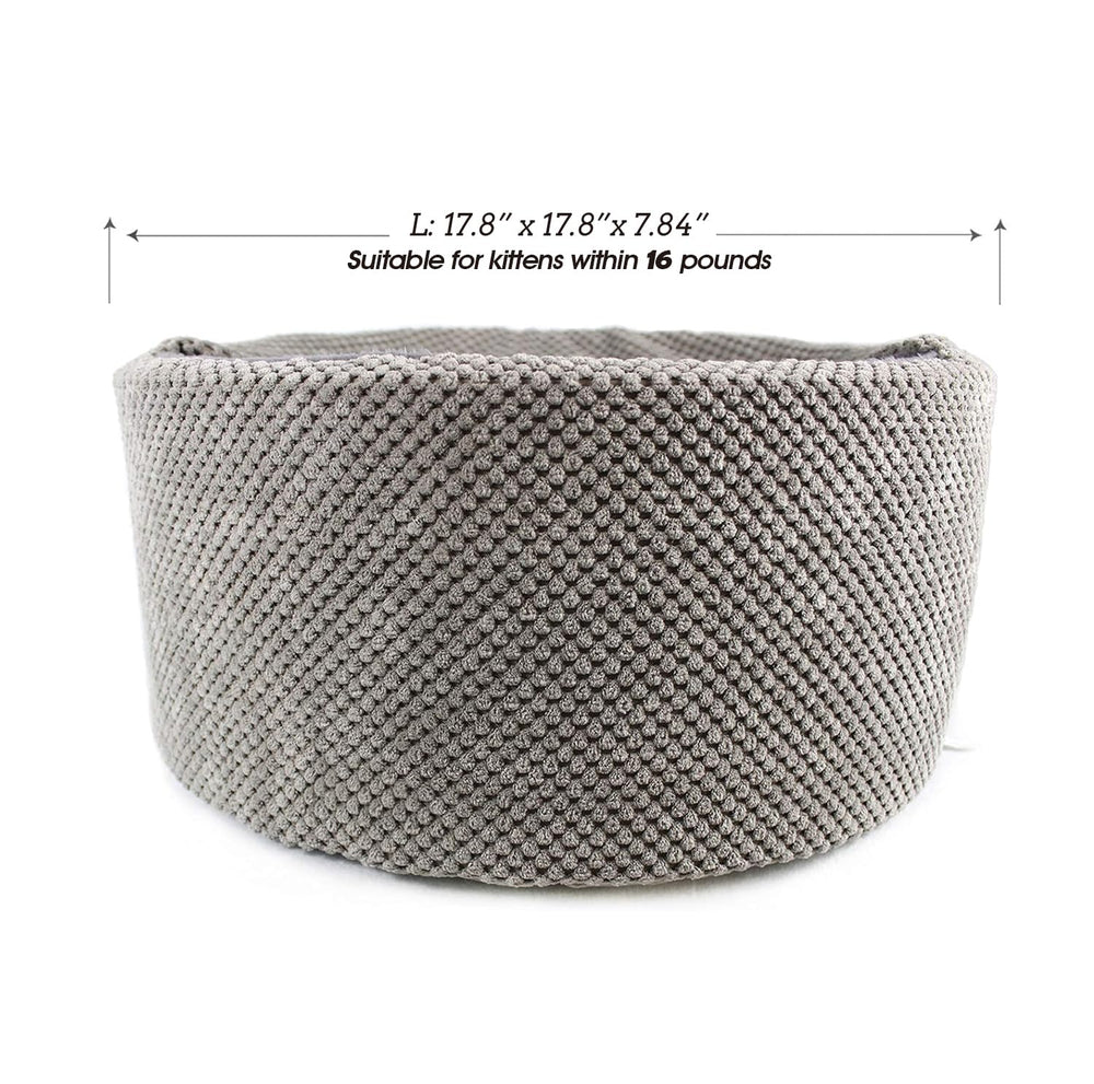 Winsterch large cat bed cushion removable and washable for easy cleaning.