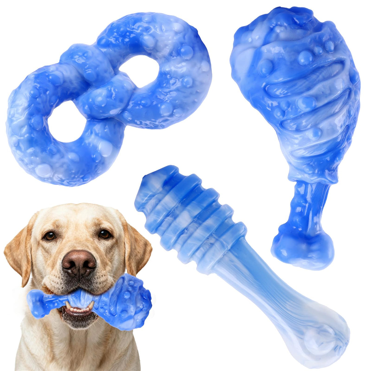 WinTour drumstick toy for aggressive chewers keeps dogs engaged with durable chew sessions.