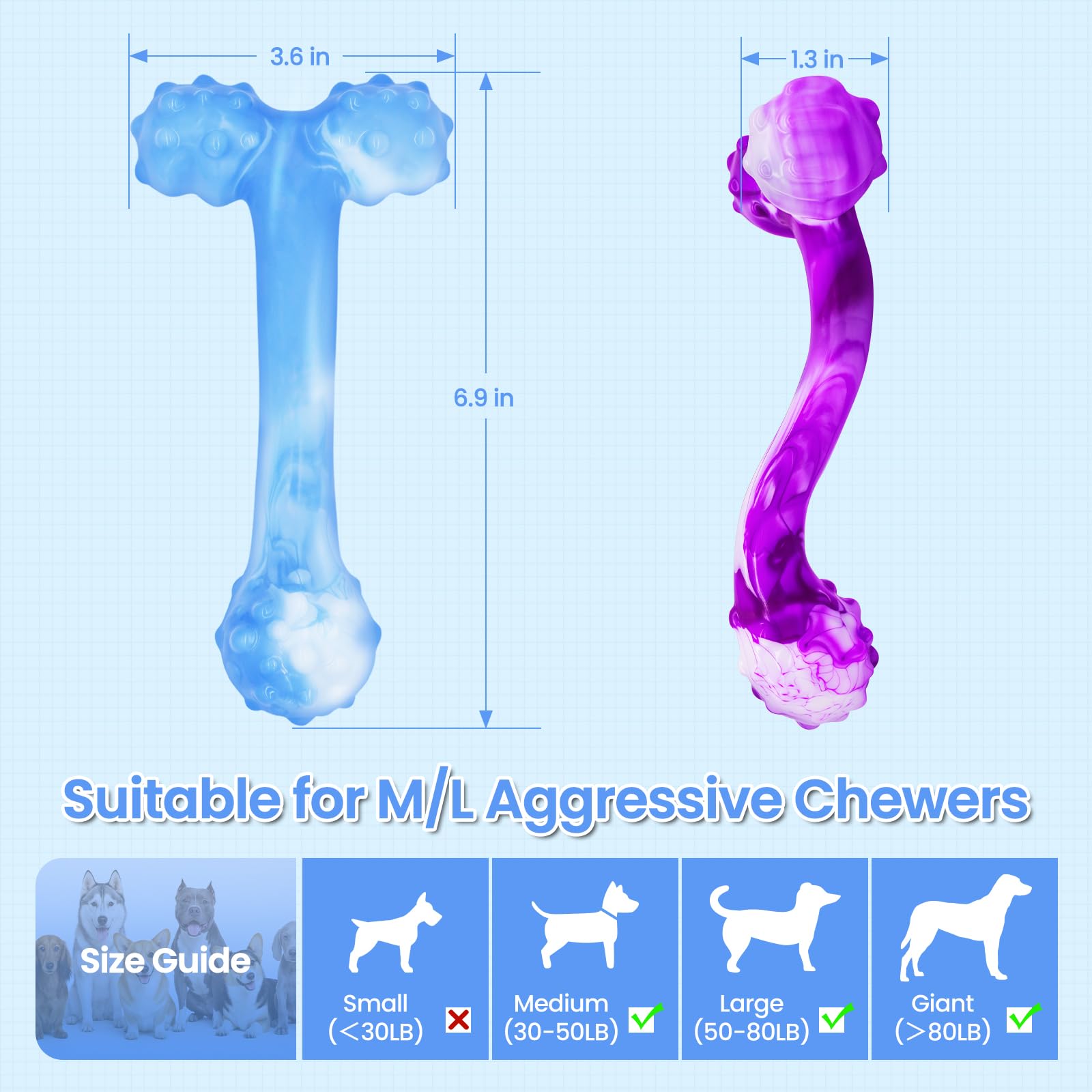 WinTour toothpaste-ready dental toy works with toothpaste to clean teeth.