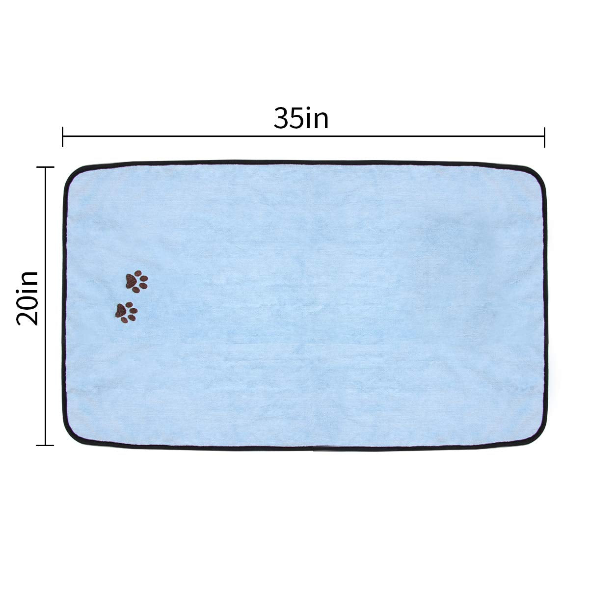 Wipela microfiber towel absorbs water quickly after baths