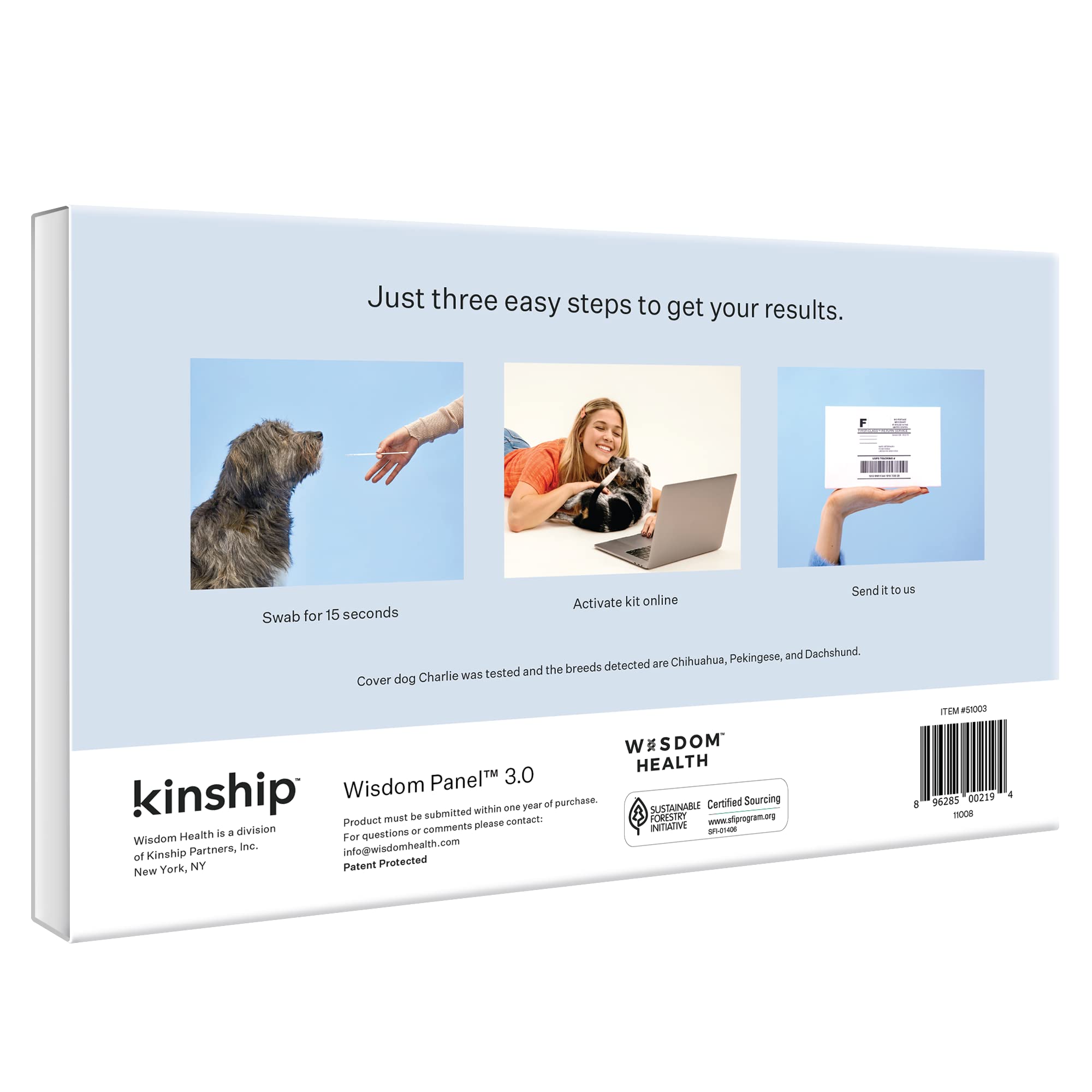 Wisdom Panel owner use scene shows applying results to daily care decisions