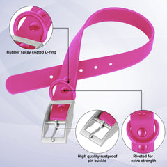 Wisedog adjustable anti-rust pin clasps keep the fit secure on growing dogs.