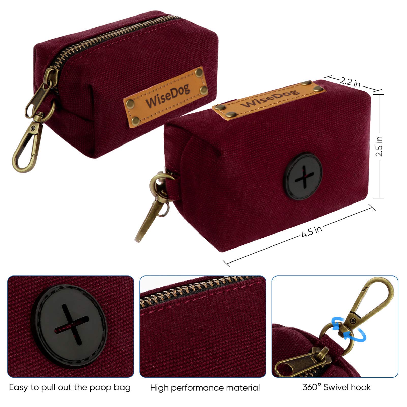 Wisedog waterproof fabric texture for all-weather wear