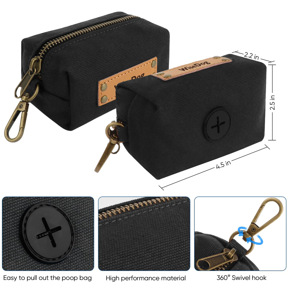 Wisedog metal ID tag—quick identification helps prevent loss.