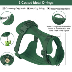 Wisedog No Pull Harness breathable-mesh panel keeps dogs cool on walks