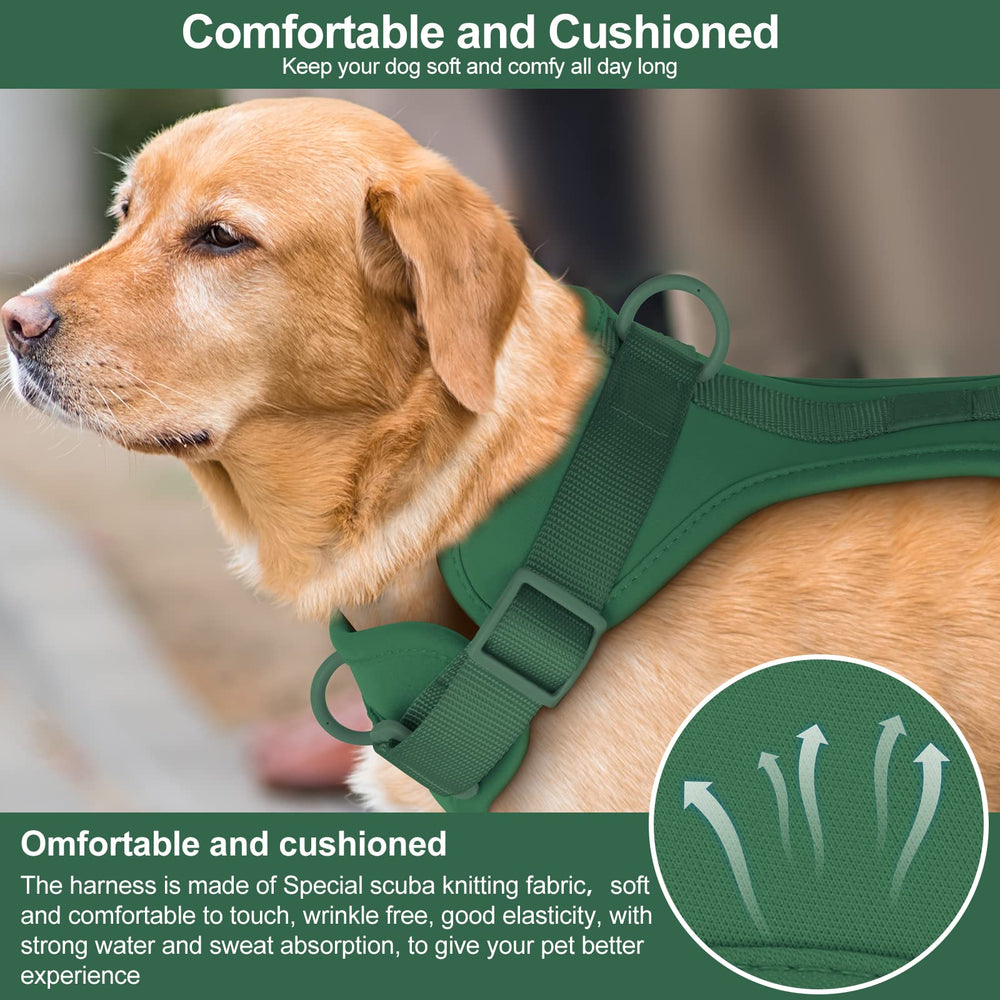 Wisedog No Pull Harness cushioned padding adds comfort during daily use
