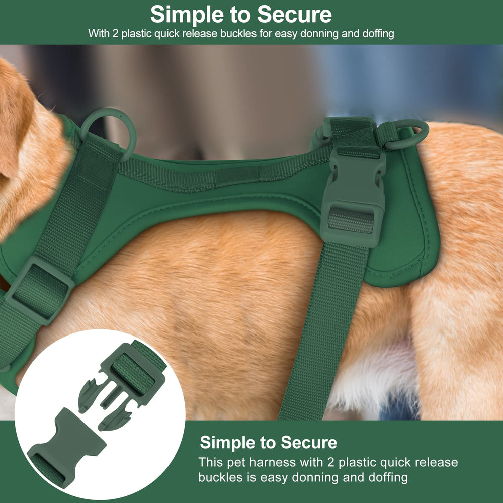 Wisedog No Pull Harness size-chart guidance helps achieve a snug fit