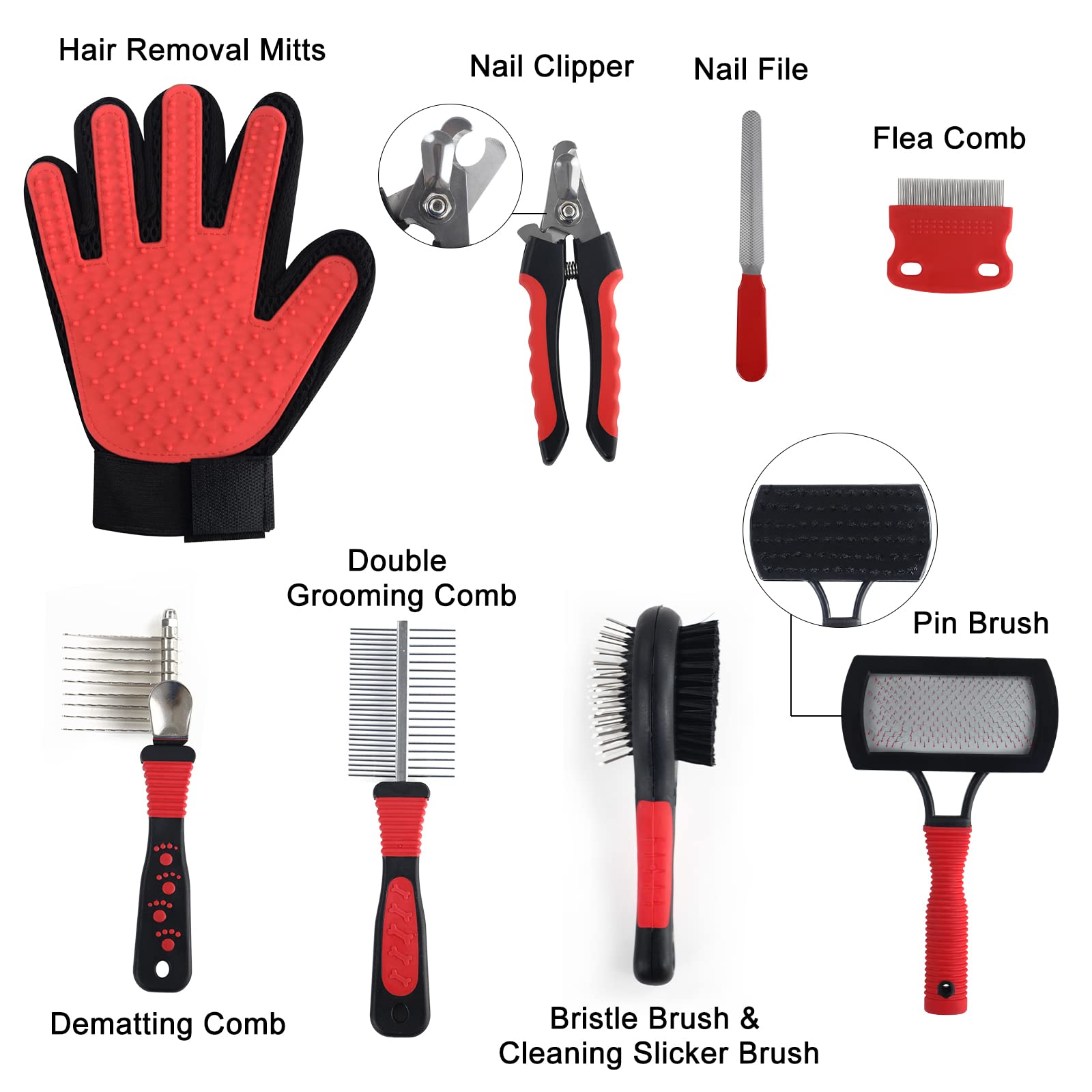 Wisedog slicker brush removes mats while protecting coat health.