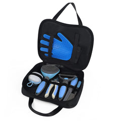 Wisedog pet grooming tool kit nail clipper set in action for clean, precise nail trims.