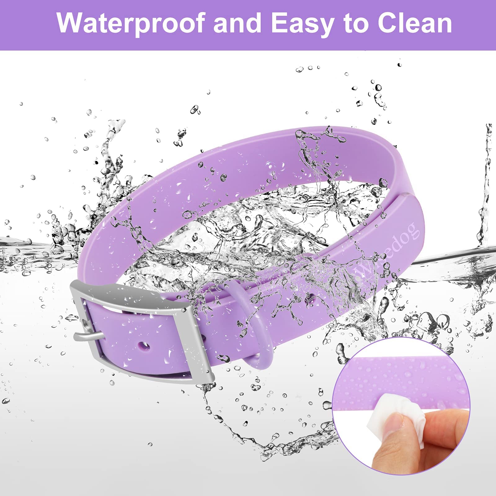 Wisedog rubber-coated webbing emphasizes soft grip and durability during everyday wear