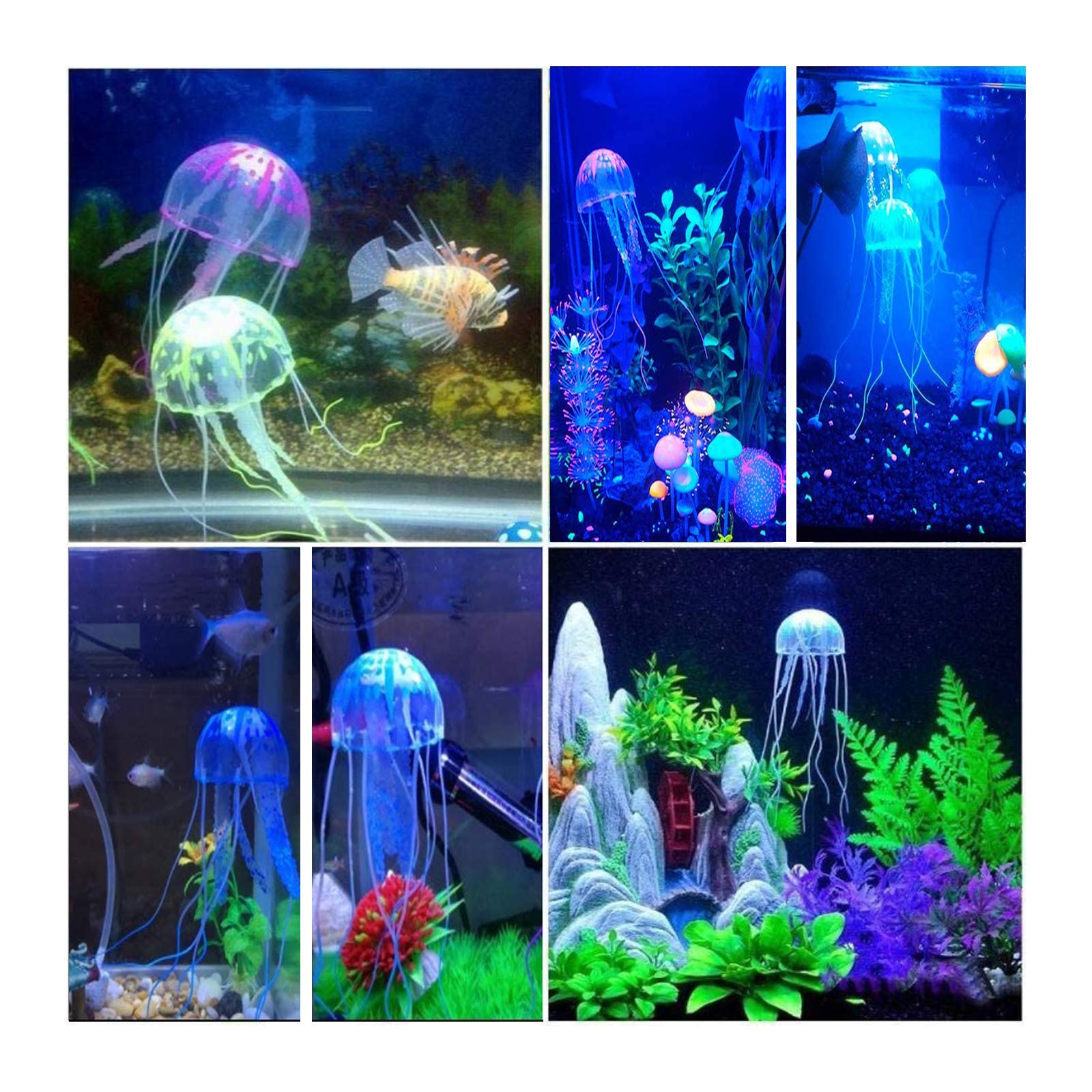 WishLotus aquarium sea-world landscape created by jellyfish decorations