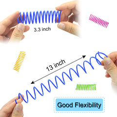 WishLotus cat spring toy yellow in action encourages quick reflexes and play.