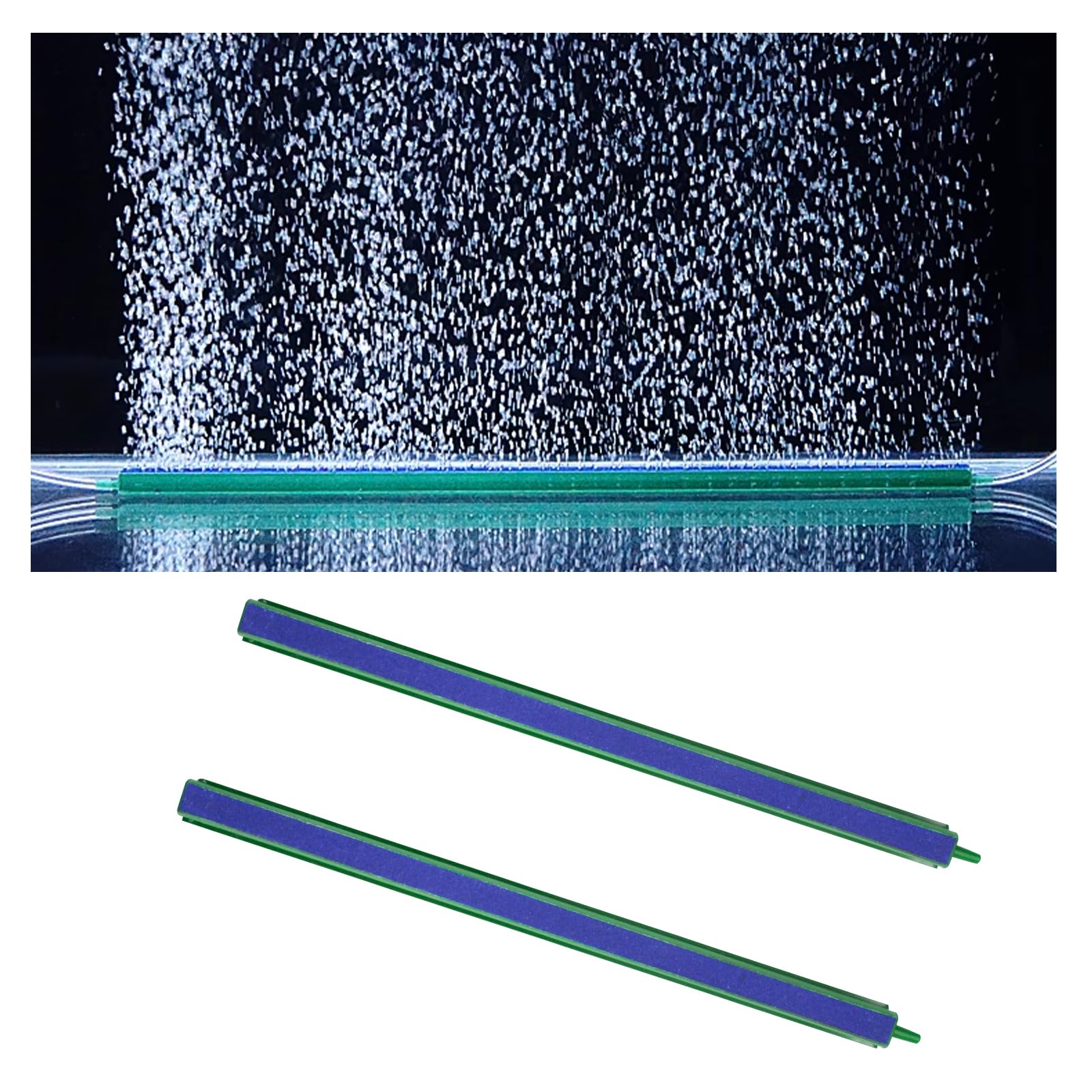 WishLotus fish tank air bubbler strip emits even bubbles for better oxygen exchange.