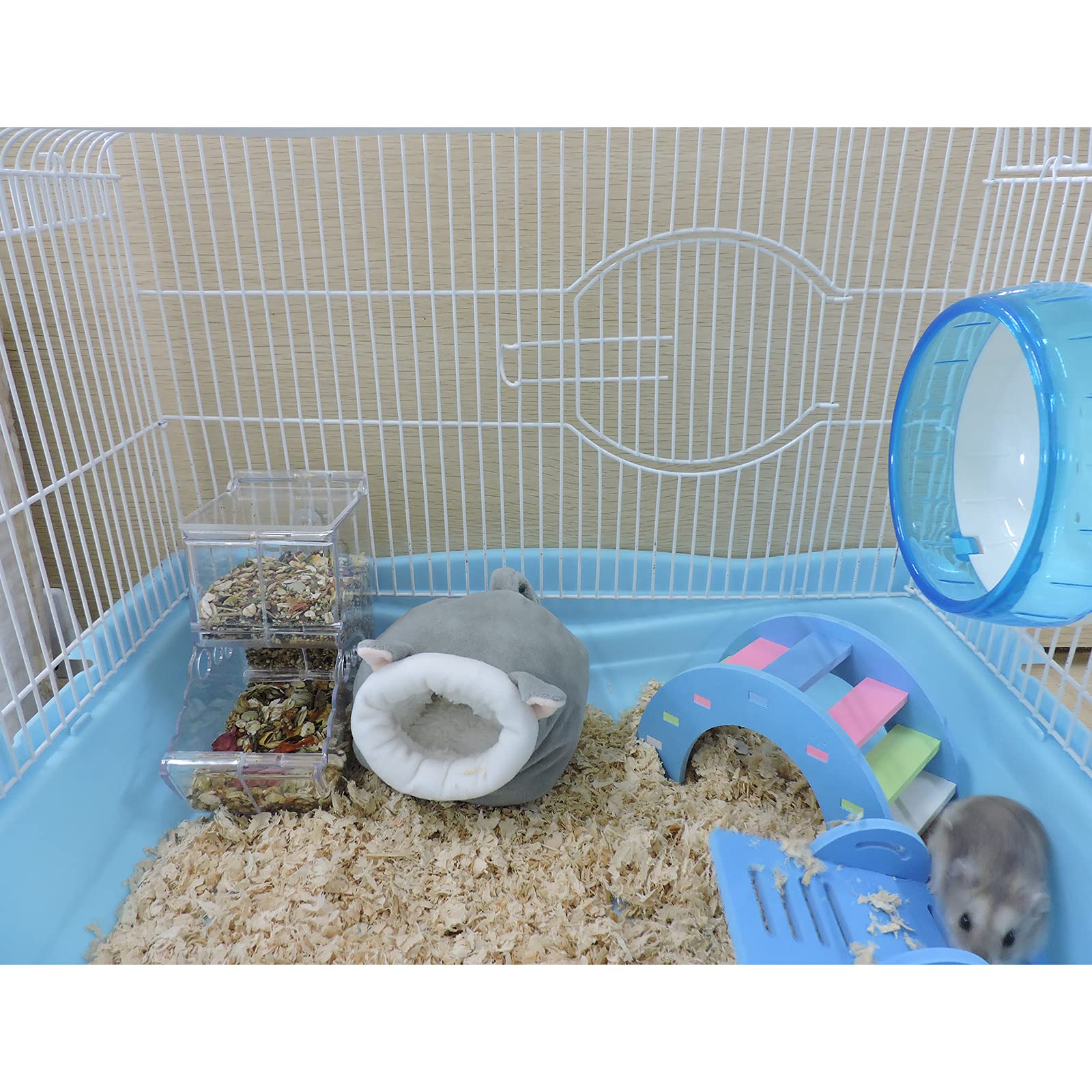 WishLotus hamster bed removable cushion shows easy cleaning and maintenance.
