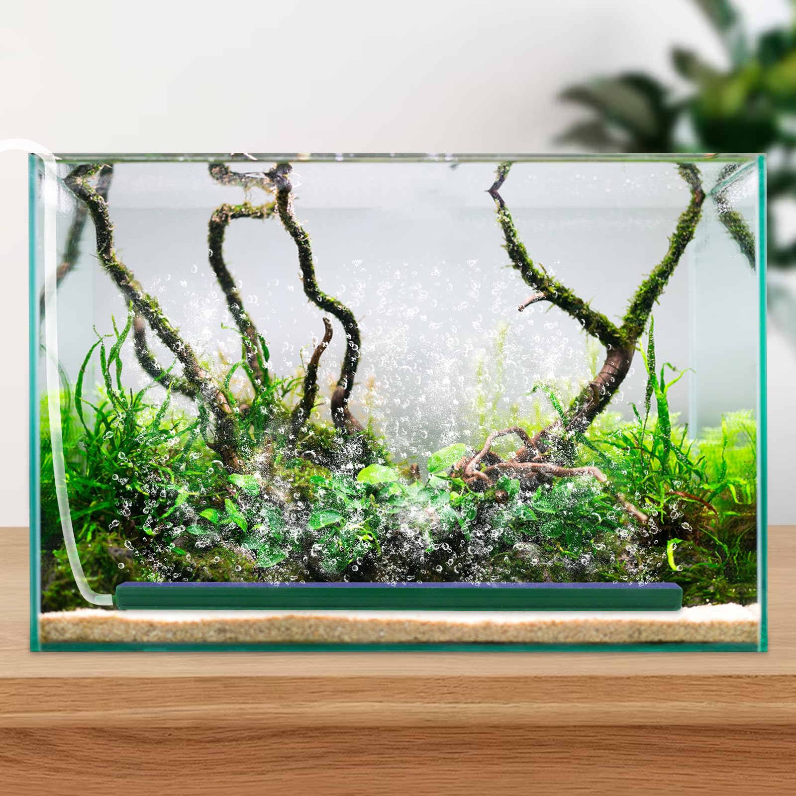 WishLotus easy-installation bubble stone enables quick setup in freshwater and seawater tanks.