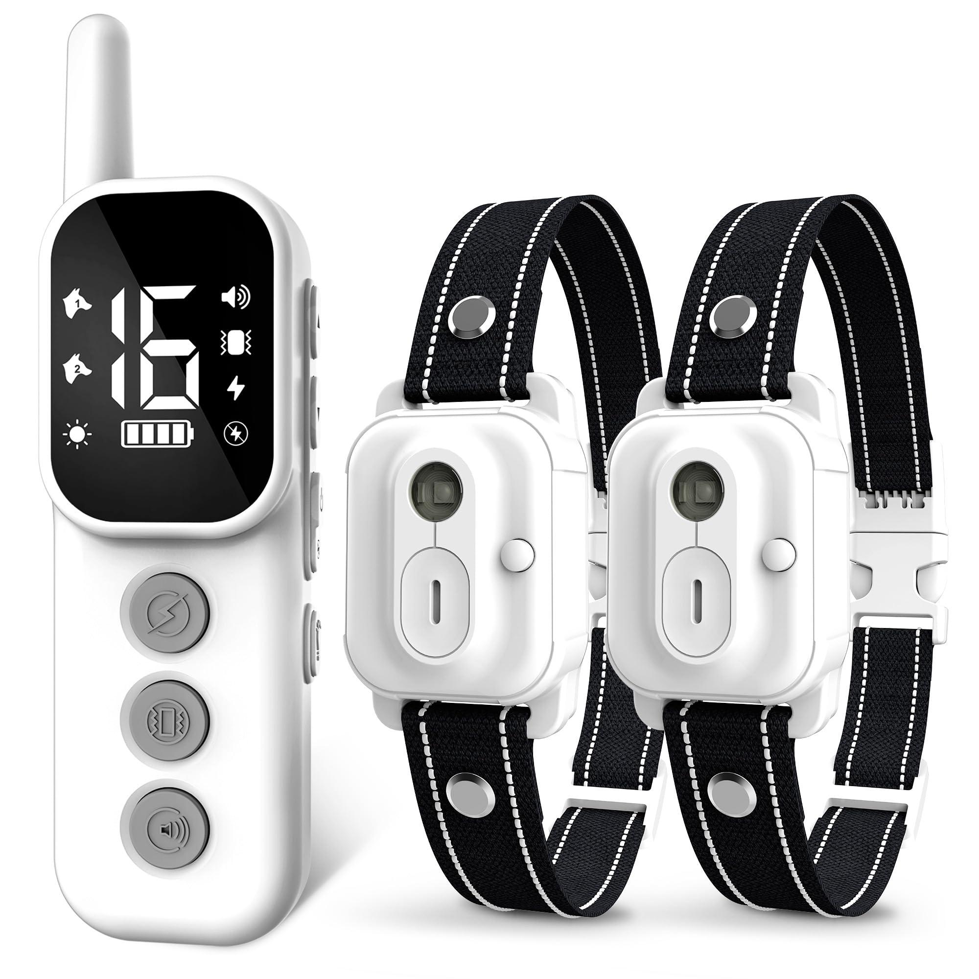 Wissilor dog training collar beep mode demonstrates reliable recall and gentle guidance.