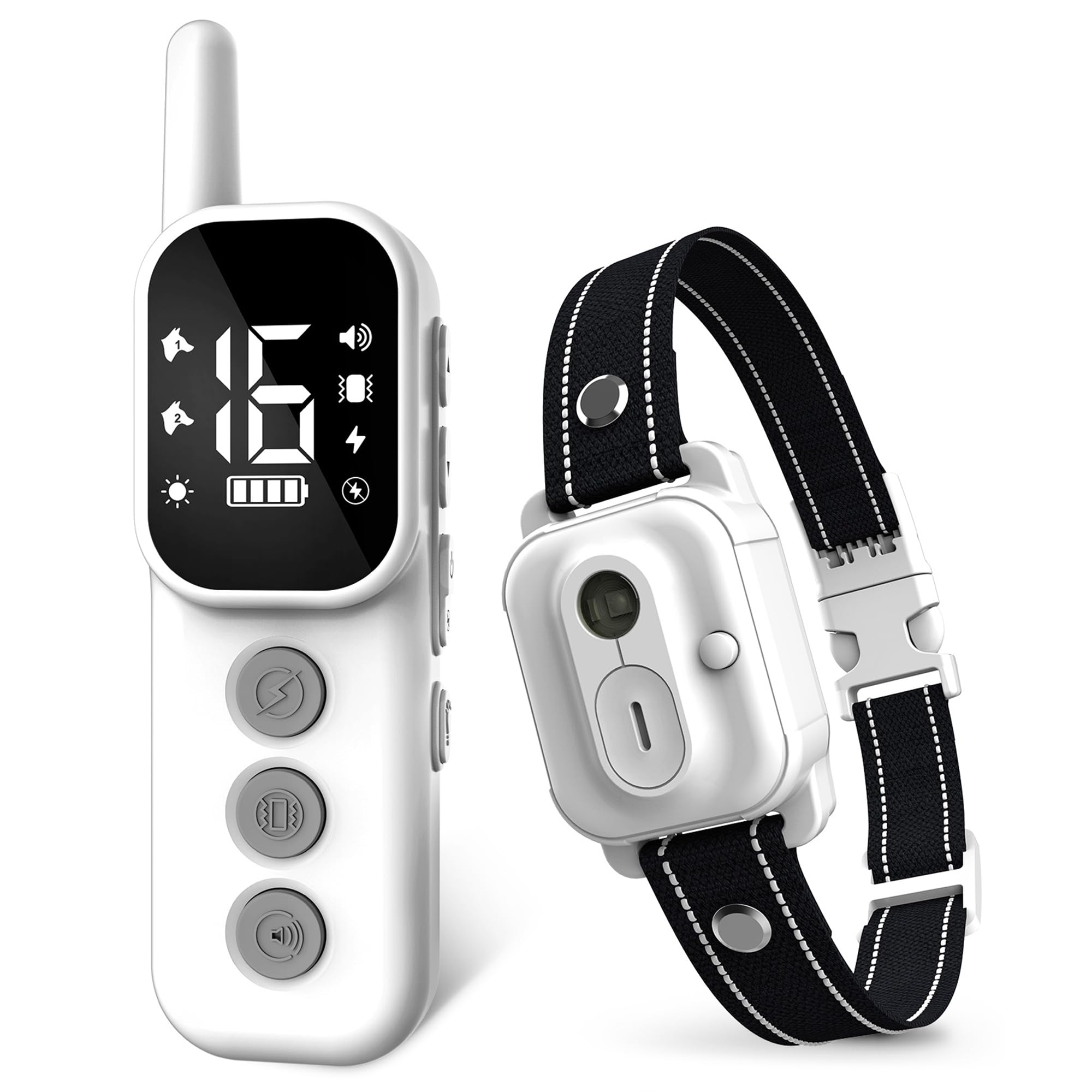 Wissilor dog training collar front view for comfortable daily training