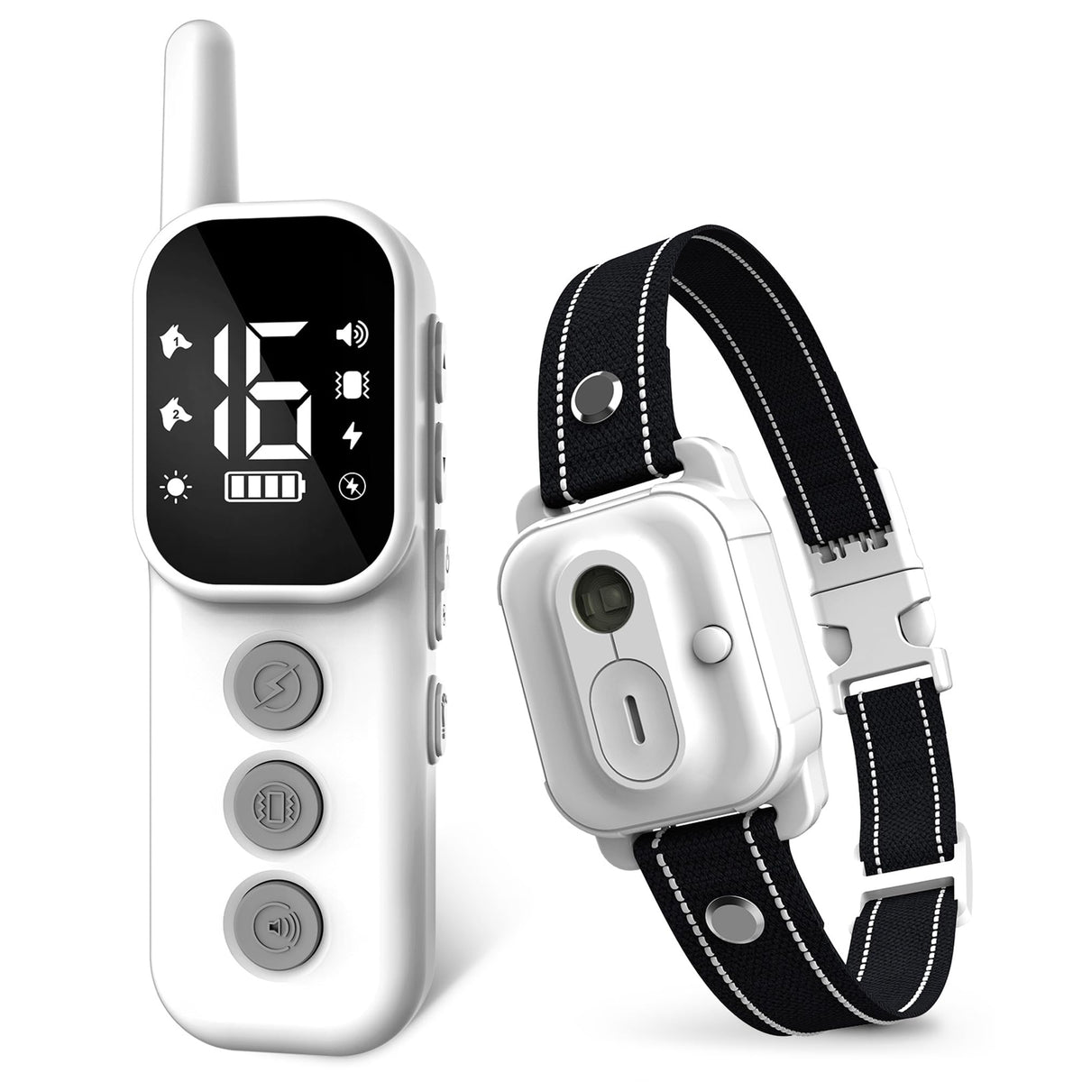 Wissilor dog training collar front view for comfortable daily training