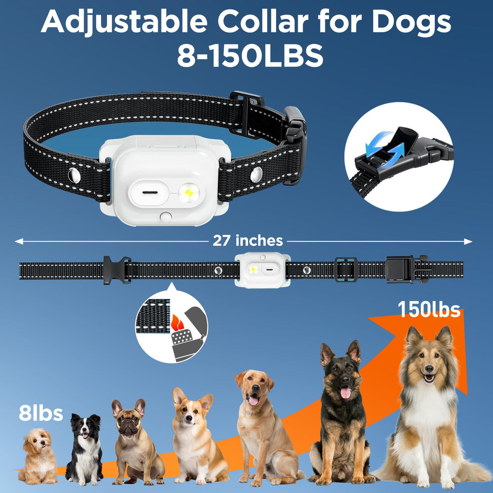 Wissilor dog training collar IPX7 waterproof for all-weather use.