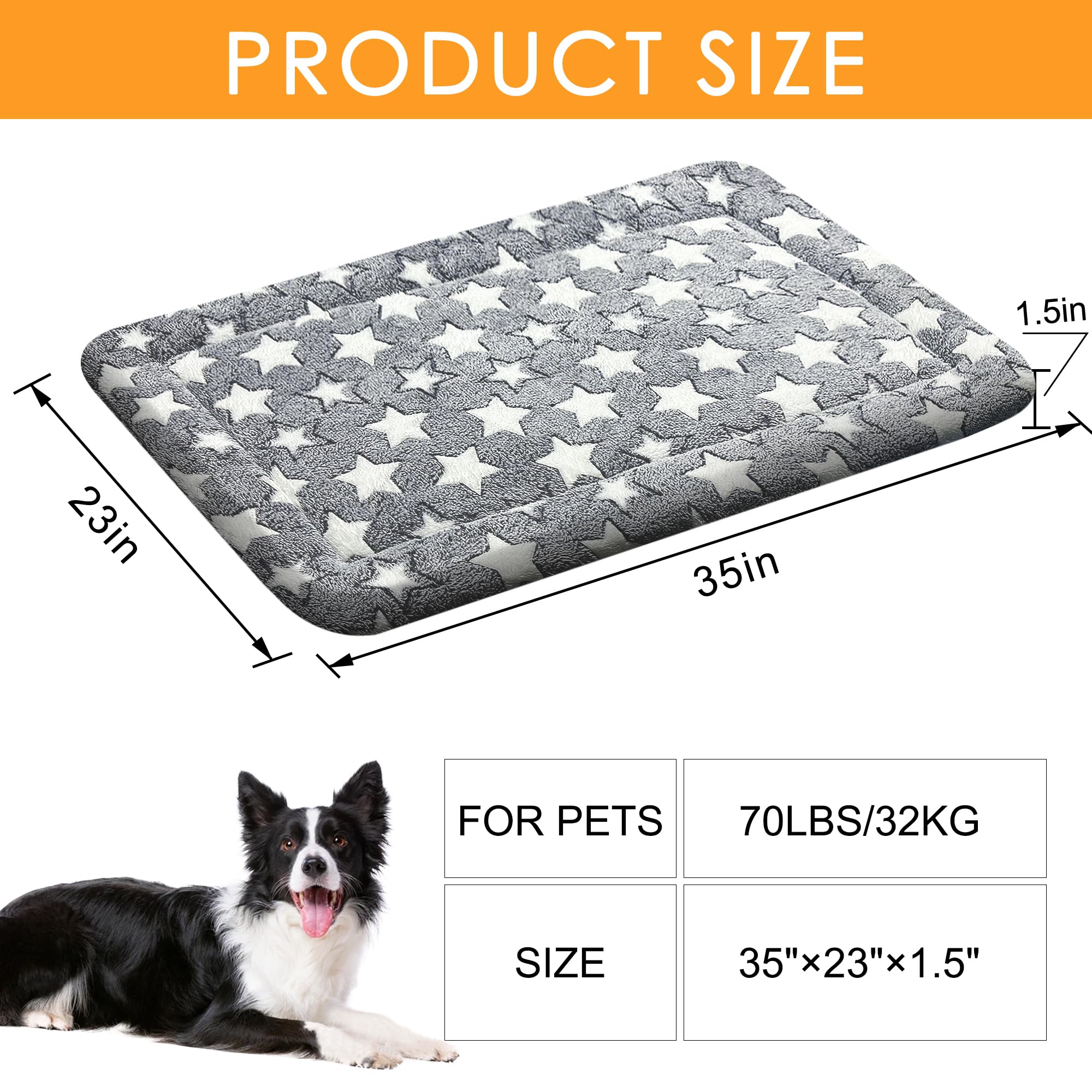 Wittop non-slip bottom keeps the mat in place on crates.