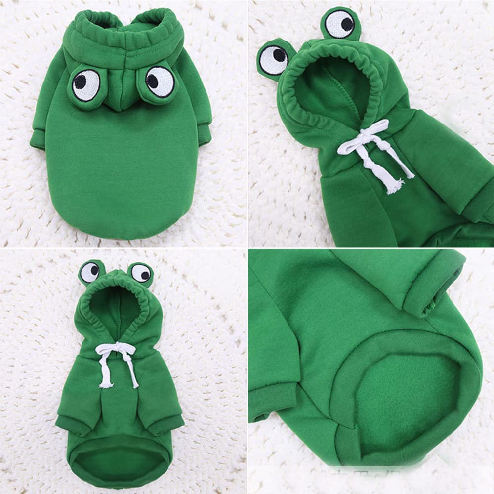 Wiz BBQT Green Frog Hoodie close-up shows soft polyester-cotton