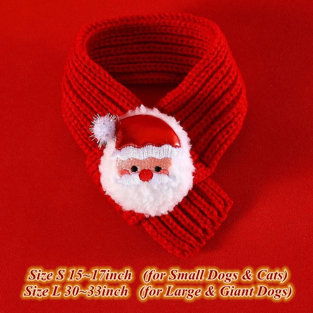 wizbbqt santa-design scarf brings festive charm to holiday gatherings