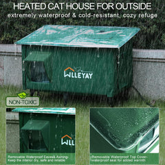 WLLEYAY back escape door design provides a safe retreat during emergencies.