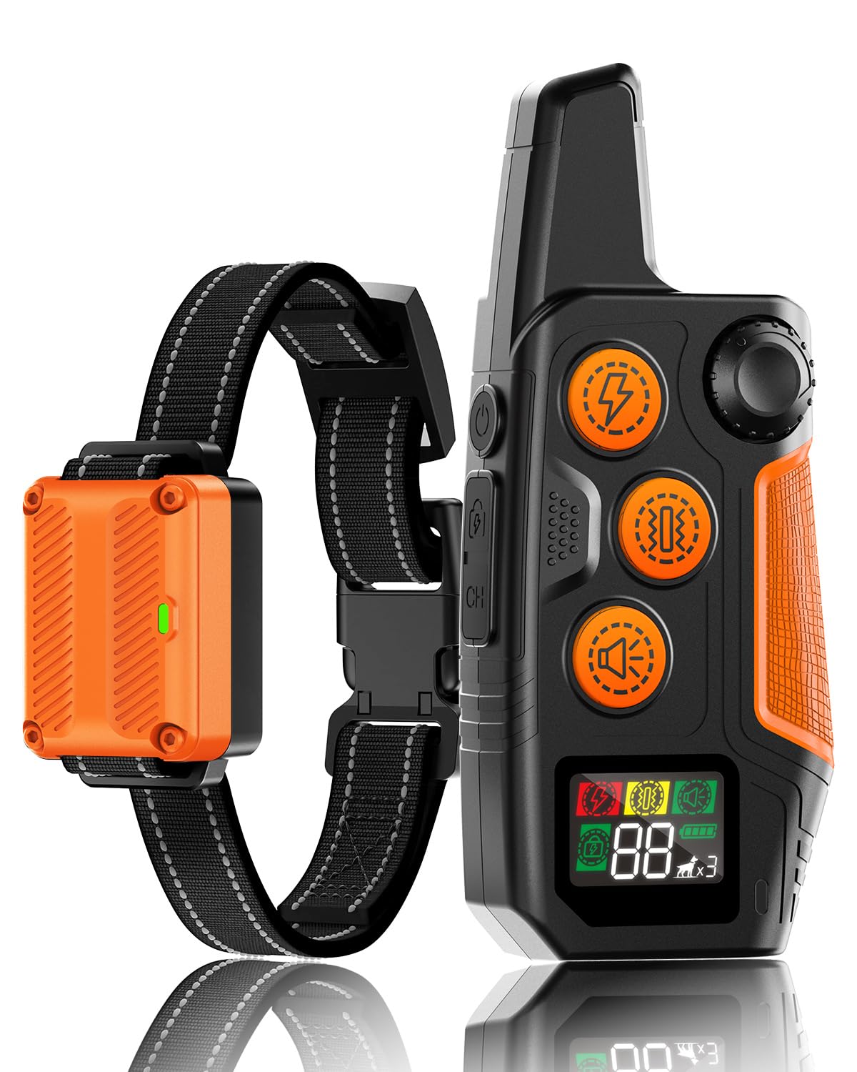WLLNEE dog shock collar remote control for long-range recall training