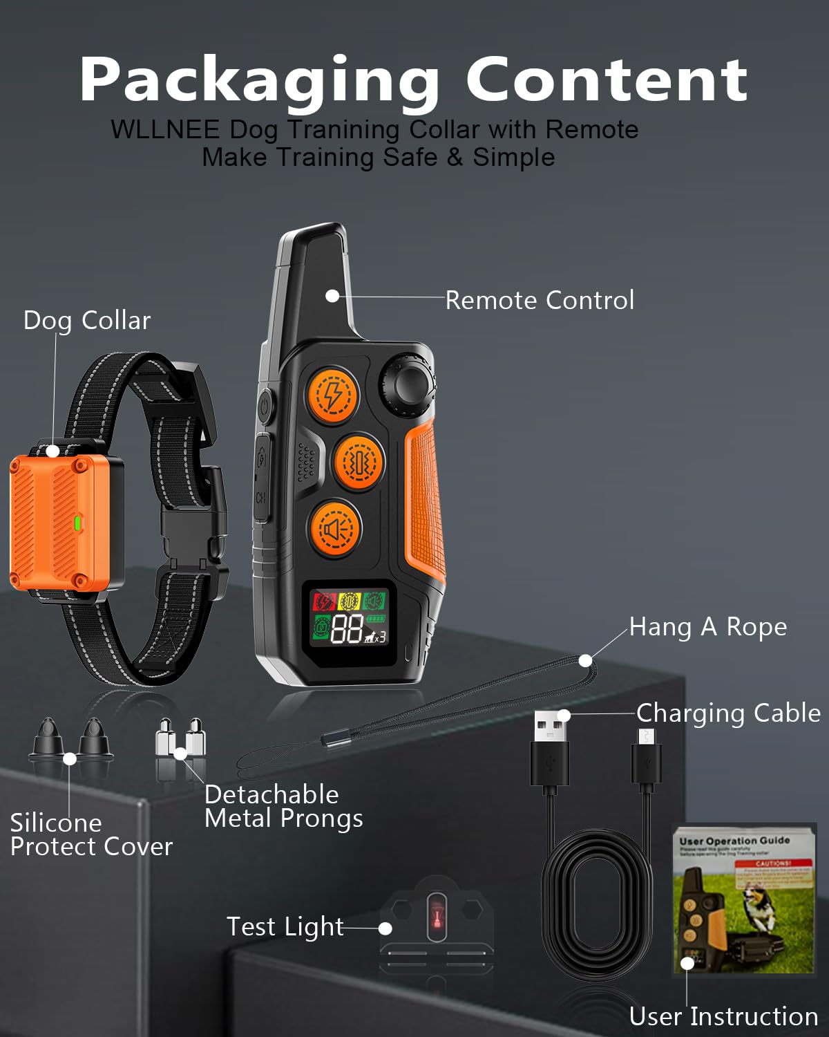 WLLNEE ideal for outdoor training sessions and yard recall