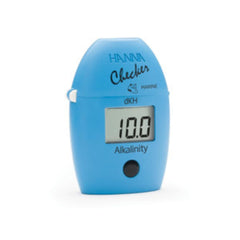 WLR Hanna HI772 display readout showing quick alkalinity results