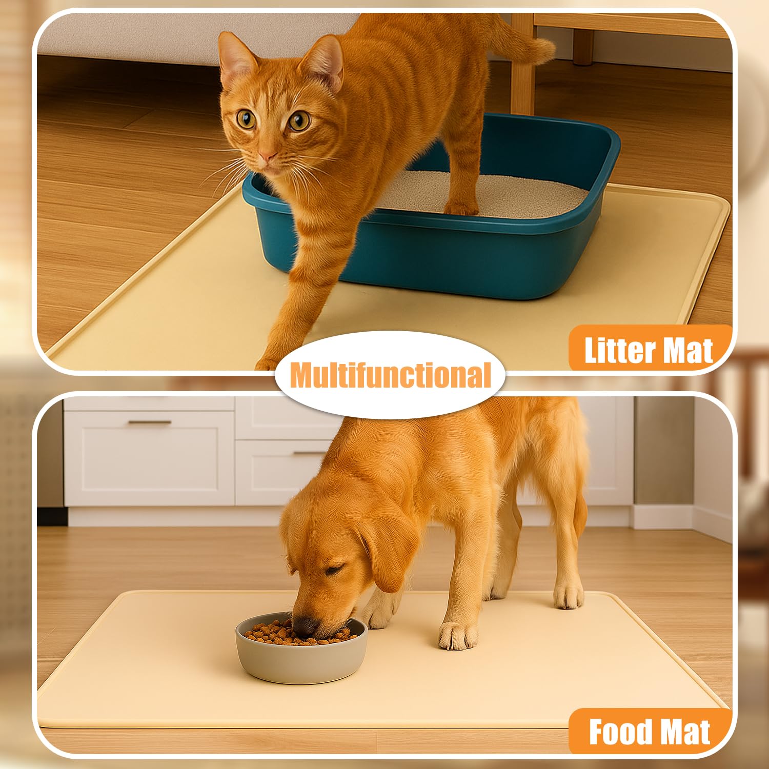 WMTekek gray-beige design complements modern home decor.